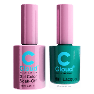 Cloud Nail Design - Florida Collection - Matching Duo 0.5oz - 044 - C8 Nail SupplyCloudChisel-D044