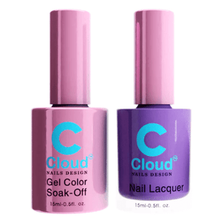 Cloud Nail Design - Florida Collection - Matching Duo 0.5oz - 047 - C8 Nail SupplyCloudChisel-D047
