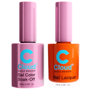 Cloud Nail Design - Florida Collection - Matching Duo 0.5oz - 056 - C8 Nail SupplyCloudChisel-D056