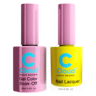 Cloud Nail Design - Florida Collection - Matching Duo 0.5oz - 057 - C8 Nail SupplyCloudChisel-D057
