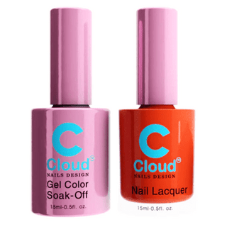 Cloud Nail Design - Florida Collection - Matching Duo 0.5oz - 062 - C8 Nail SupplyCloudChisel-D062