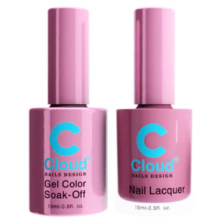 Cloud Nail Design - Florida Collection - Matching Duo 0.5oz - 065 - C8 Nail SupplyCloudChisel-D065