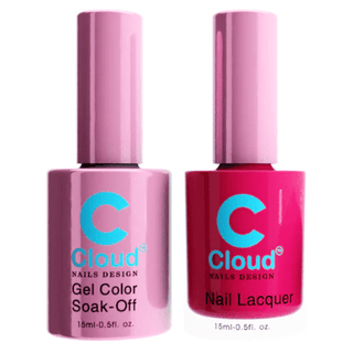 Cloud Nail Design - Florida Collection - Matching Duo 0.5oz - 068 - C8 Nail SupplyCloudChisel-D068