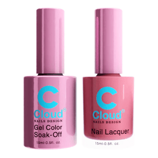 Cloud Nail Design - Florida Collection - Matching Duo 0.5oz - 075 - C8 Nail SupplyCloudChisel-D075