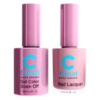 Cloud Nail Design - Florida Collection - Matching Duo 0.5oz - 076 - C8 Nail SupplyCloudChisel-D076