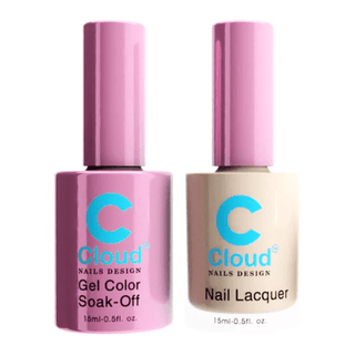 Cloud Nail Design - Florida Collection - Matching Duo 0.5oz - 077 - C8 Nail SupplyCloudChisel-D077