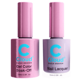 Cloud Nail Design - Florida Collection - Matching Duo 0.5oz - 080 - C8 Nail SupplyCloudChisel-D080