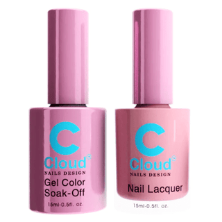 Cloud Nail Design - Florida Collection - Matching Duo 0.5oz - 087 - C8 Nail SupplyCloudChisel-D087