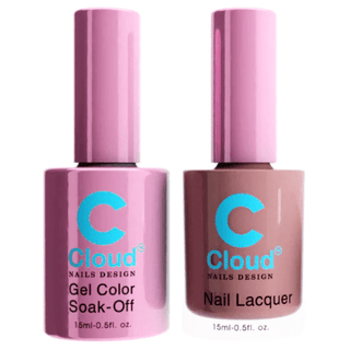Cloud Nail Design - Florida Collection - Matching Duo 0.5oz - 089 - C8 Nail SupplyCloudChisel-D089