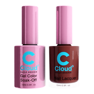 Cloud Nail Design - Florida Collection - Matching Duo 0.5oz - 090 - C8 Nail SupplyCloudChisel-D090
