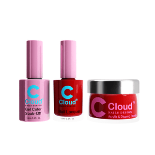 Cloud Nail Design - Florida Collection - Matching Trio - 002 - C8 Nail SupplyCloud