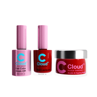 Cloud Nail Design - Florida Collection - Matching Trio - 003 - C8 Nail SupplyCloud