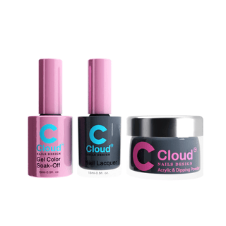 Cloud Nail Design - Florida Collection - Matching Trio - 010 - C8 Nail SupplyCloud