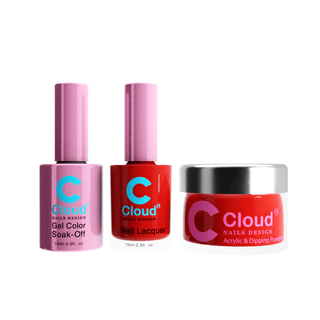 Cloud Nail Design - Florida Collection - Matching Trio - 017 - C8 Nail SupplyCloud