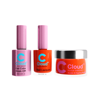 Cloud Nail Design - Florida Collection - Matching Trio - 019 - C8 Nail SupplyCloud