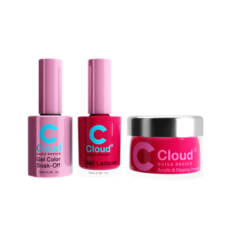 Cloud Nail Design - Florida Collection - Matching Trio - 021 - C8 Nail SupplyCloud