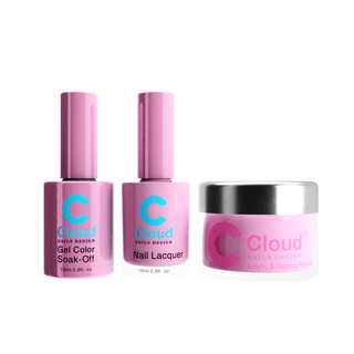 Cloud Nail Design - Florida Collection - Matching Trio - 023 - C8 Nail SupplyCloud
