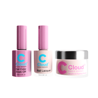 Cloud Nail Design - Florida Collection - Matching Trio - 025 - C8 Nail SupplyCloud