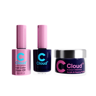 Cloud Nail Design - Florida Collection - Matching Trio - 041 - C8 Nail SupplyCloud