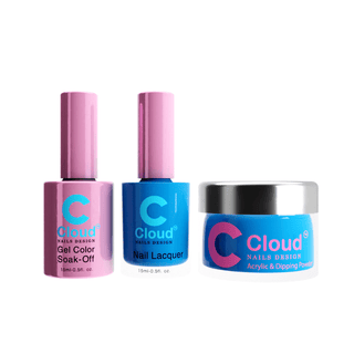 Cloud Nail Design - Florida Collection - Matching Trio - 042 - C8 Nail SupplyCloud