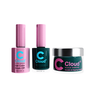 Cloud Nail Design - Florida Collection - Matching Trio - 043 - C8 Nail SupplyCloud