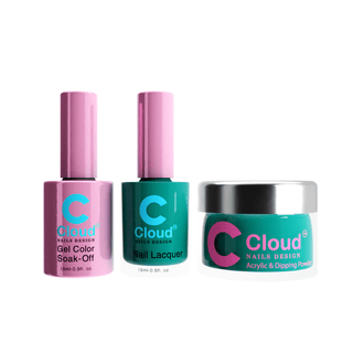 Cloud Nail Design - Florida Collection - Matching Trio - 044 - C8 Nail SupplyCloud