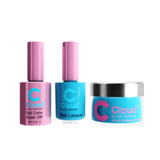 Cloud Nail Design - Florida Collection - Matching Trio - 045 - C8 Nail SupplyCloud