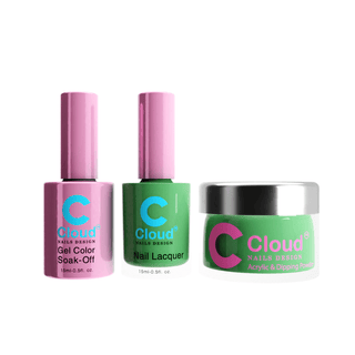 Cloud Nail Design - Florida Collection - Matching Trio - 050 - C8 Nail SupplyCloud