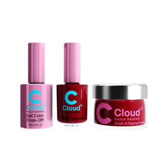Cloud Nail Design - Florida Collection - Matching Trio - 052 - C8 Nail SupplyCloud