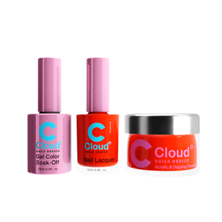 Cloud Nail Design - Florida Collection - Matching Trio - 055 - C8 Nail SupplyCloud