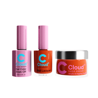 Cloud Nail Design - Florida Collection - Matching Trio - 060 - C8 Nail SupplyCloud