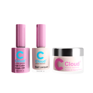 Cloud Nail Design - Florida Collection - Matching Trio - 063 - C8 Nail SupplyCloud