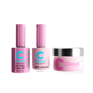 Cloud Nail Design - Florida Collection - Matching Trio - 064 - C8 Nail SupplyCloud