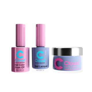 Cloud Nail Design - Florida Collection - Matching Trio - 079 - C8 Nail SupplyCloud