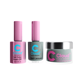 Cloud Nail Design - Florida Collection - Matching Trio - 084 - C8 Nail SupplyCloud