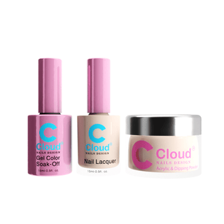 Cloud Nail Design - Florida Collection - Matching Trio - 086 - C8 Nail SupplyCloud