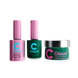 Cloud Nail Design - Florida Collection - Matching Trio - 097 - C8 Nail SupplyCloud