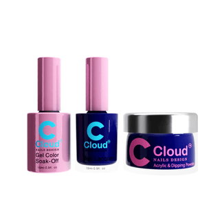 Cloud Nail Design - Florida Collection - Matching Trio - 099 - C8 Nail SupplyCloud