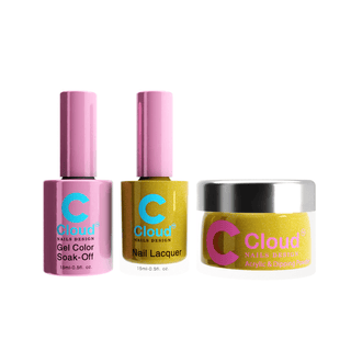 Cloud Nail Design - Florida Collection - Matching Trio - 102 - C8 Nail SupplyCloud