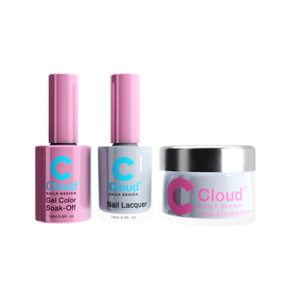 Cloud Nail Design - Florida Collection - Matching Trio - 103 - C8 Nail SupplyCloud