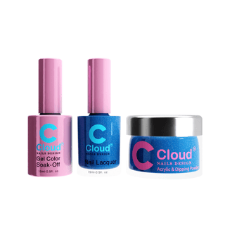 Cloud Nail Design - Florida Collection - Matching Trio - 104 - C8 Nail SupplyCloud