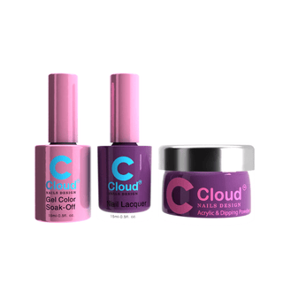 Cloud Nail Design - Florida Collection - Matching Trio - 111 - C8 Nail SupplyCloud