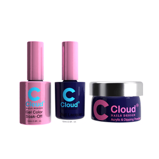 Cloud Nail Design - Florida Collection - Matching Trio - 113 - C8 Nail SupplyCloud
