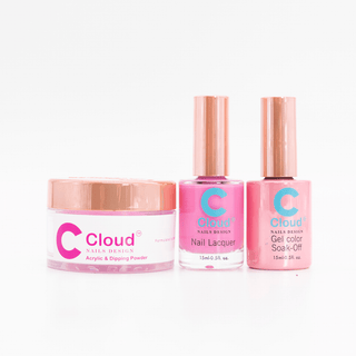 Cloud Nail Design - Hawaii Collection - Matching Trio - 122 - C8 Nail SupplyCloudChisel-H-T122
