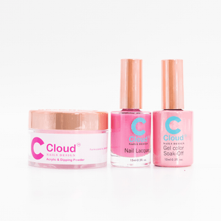 Cloud Nail Design - Hawaii Collection - Matching Trio - 123 - C8 Nail SupplyCloudChisel-H-T123