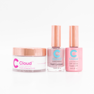 Cloud Nail Design - Hawaii Collection - Matching Trio - 124 - C8 Nail SupplyCloudChisel-H-T124