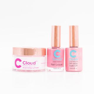 Cloud Nail Design - Hawaii Collection - Matching Trio - 125 - C8 Nail SupplyCloudChisel-H-T125