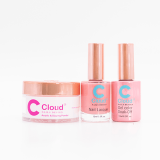 Cloud Nail Design - Hawaii Collection - Matching Trio - 126 - C8 Nail SupplyCloudChisel-H-T126