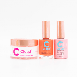 Cloud Nail Design - Hawaii Collection - Matching Trio - 129 - C8 Nail SupplyCloudChisel-H-T129