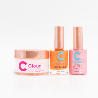 Cloud Nail Design - Hawaii Collection - Matching Trio - 131 - C8 Nail SupplyCloudChisel-H-T131